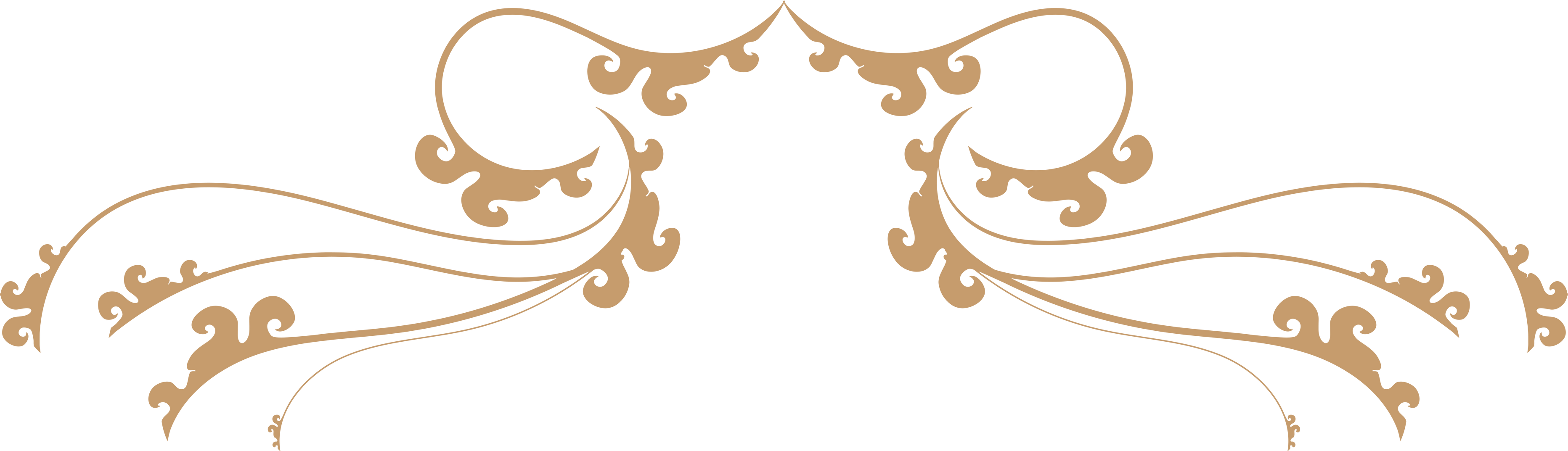 light brown vintage ornament